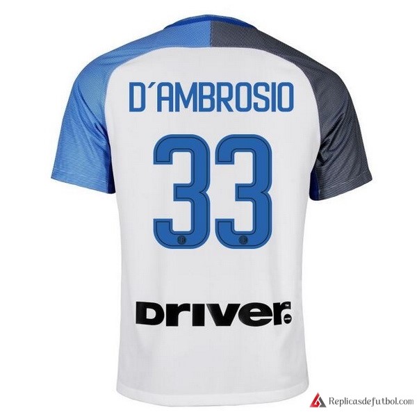 Camiseta Inter Segunda equipación D'Ambrosio 2017-2018